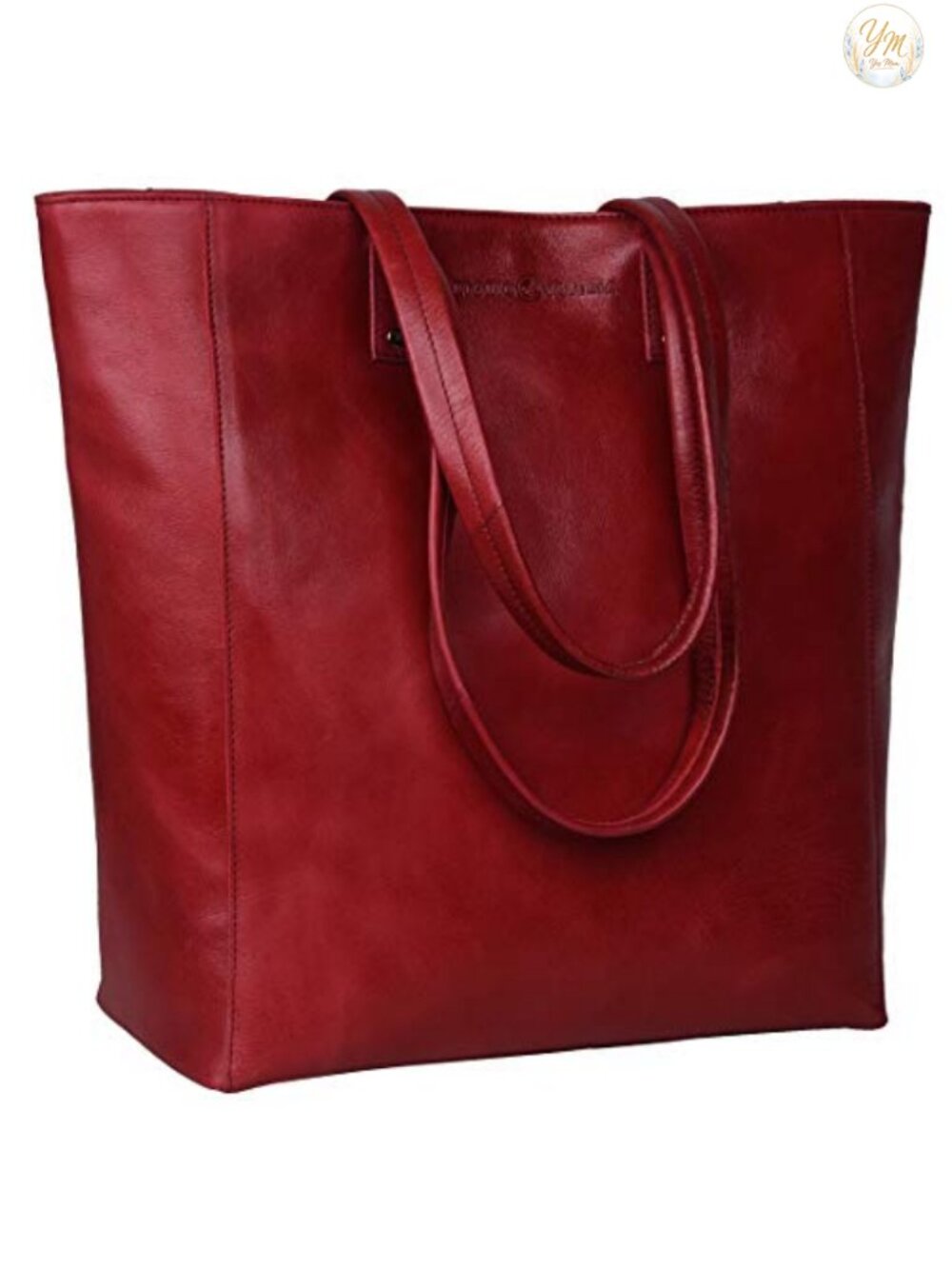 Genuine Crunch Aniline Leather Women's Tote Bag Shoulder Top Handle Vintage